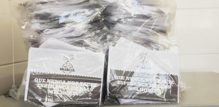 UPA RECEBE DOAÇÃO DE ÁLCOOL E MÁSCARAS