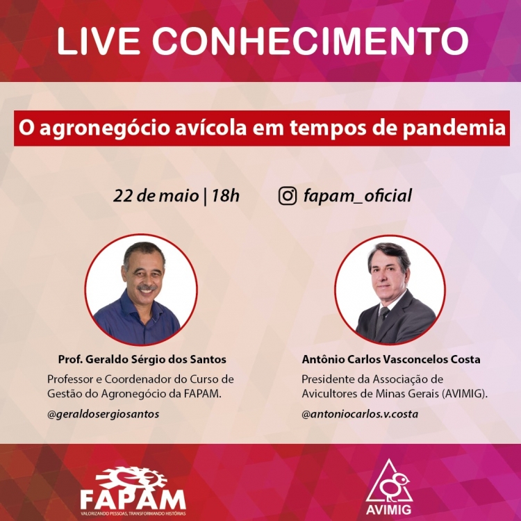 FAPAM REALIZA MAIS UMA LIVE CONHECIMENTO