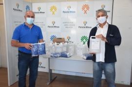 DOAÇÃO DE ÁLCOOL GLICERINADO E MÁSCARAS