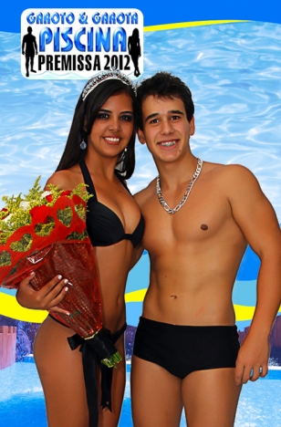 Garoto e Garota Piscina 2012: Lilian Guimarães (Fiver) e Igor Murta (Energia)