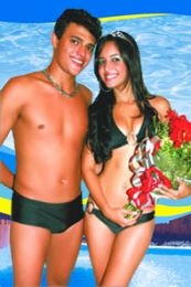 Garoto e Garota Piscina 2008: Marina Domingues (Sesi/Ascipam) e Anderson Andrade, (Clube Praça de Esportes do Pará)