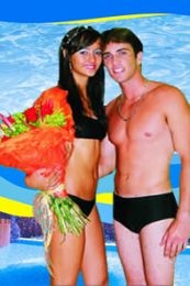 Garoto e Garota Piscina 2007: Monacita Campos (Clube da Prefeitura) e Felipe Teixeira (Sesi/Ascipam)