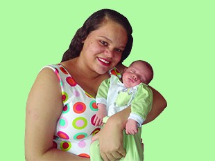 Teve filho sem saber que estava grávida