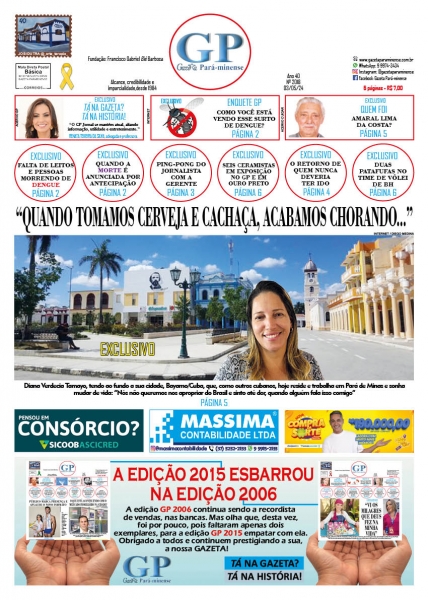 Primeira Pagina - Edição2018 - Ano: 40