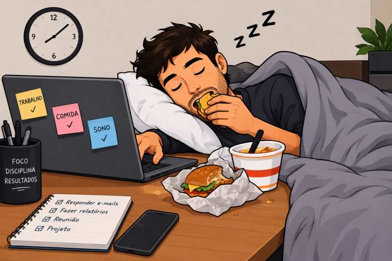 TRABALHAR, COMER E DORMIR É MUITO POUCO PARA A GRANDEZA HUMANA 