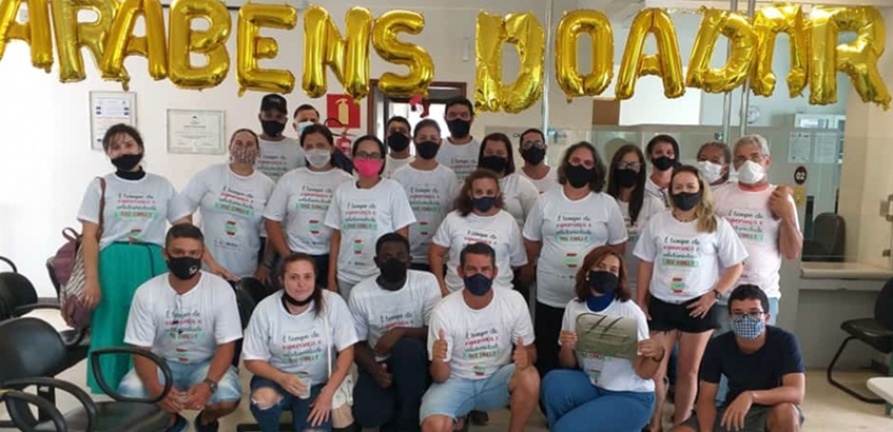 SERVIÇO DE CAPTAÇÃO DE DOADORES DE SANGUE DO HNSC É HOMENAGEADO 