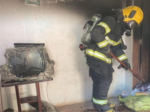 PRINCÍPIO DE INCÊNDIO, NO PADRE LIBÉRIO