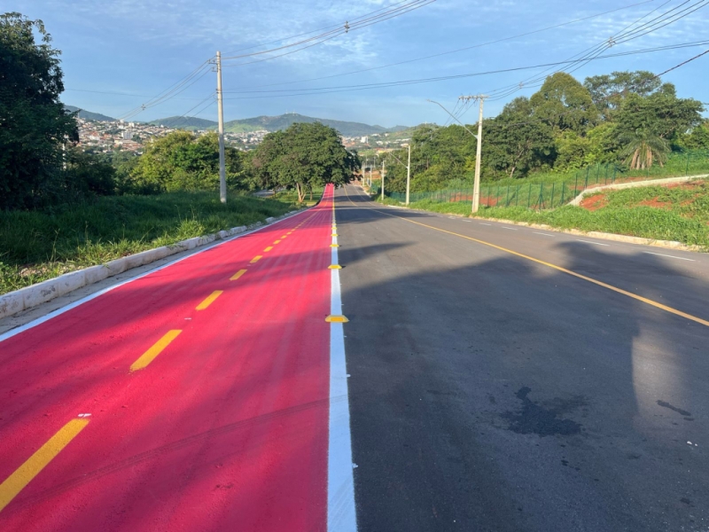 CIDADE GANHA A SUA 1ª CICLOFAIXA