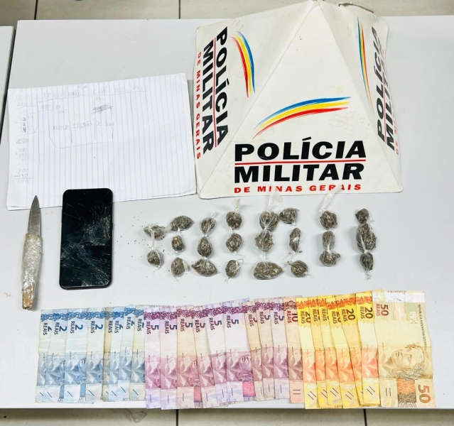 TRAFICANTE PRESO, QUANDO SAÍA DO APARTAMENTO
