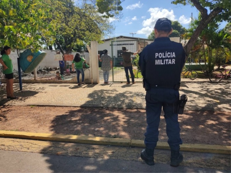 POLICIAMENTO ESCOLAR COLOCADO EM PRÁTICA