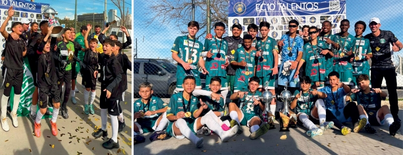 TIME LOCAL É CAMPEÃO EM DUAS CATEGORIAS, FORA DO PAÍS