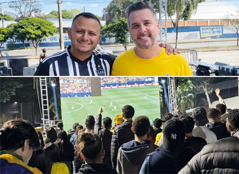 TORCIDA LOCAL TEVE TELÃO E PROGRAMAÇÃO ESPECIAL