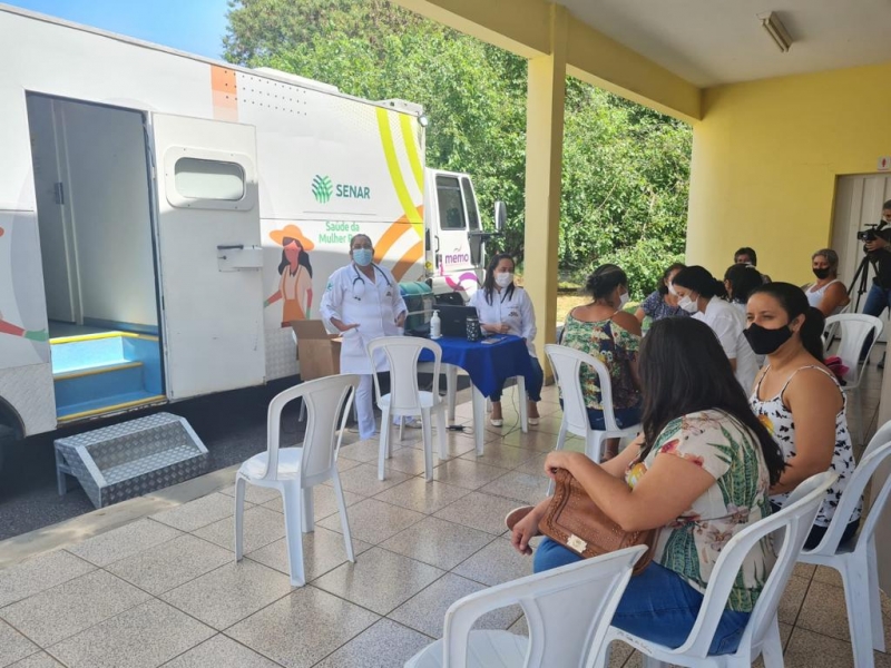 MORADORES DE DISTRITOS E POVOADAS FAZEM EXAME DE PAPANICOLAU, MAMOGRAFIA E P S A