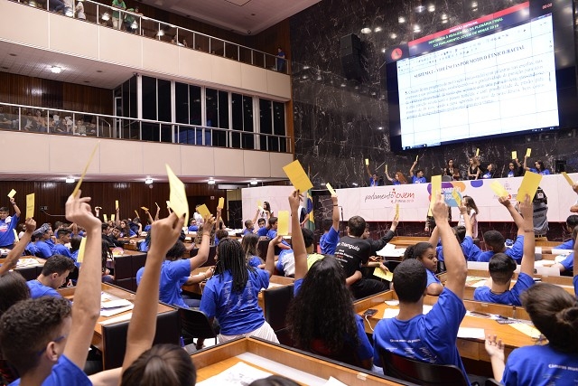 ESTUDANTES PARTICIPAM DE REUNIÃO NA CÂMARA 