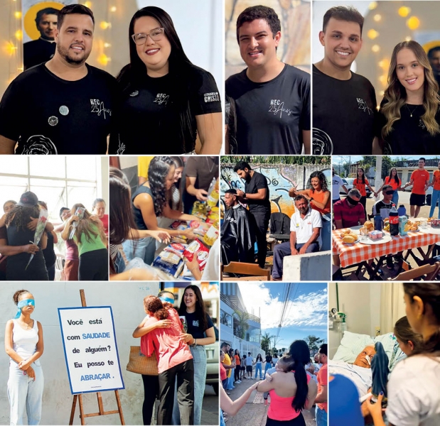 BODAS DE PRATA DO REC
AÇÃO SOCIAL QUE PARTE DO POVO É MAIS F O R T E
