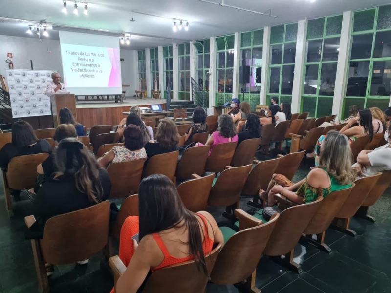 PALESTRA SOBRE DIA DA ELIMINAÇÃO DA VIOLÊNCIA CONTRA AS MULHERES