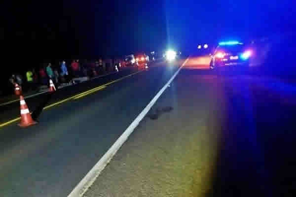 ATROPELADA POR MOTO, EM DISTRITO