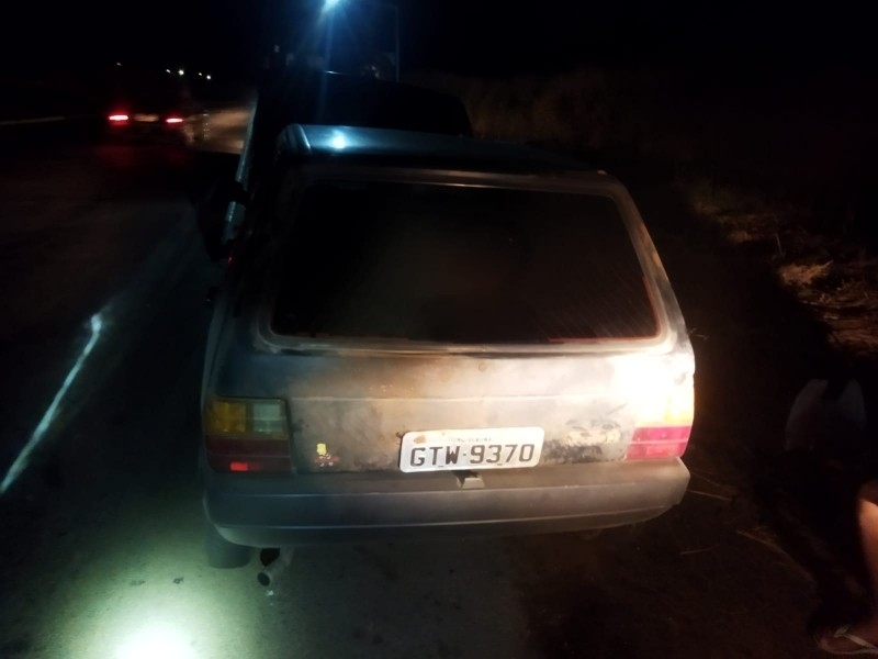 MOTORISTA EM CARRO COM CHASSI ADULTERADO NA BR-352
